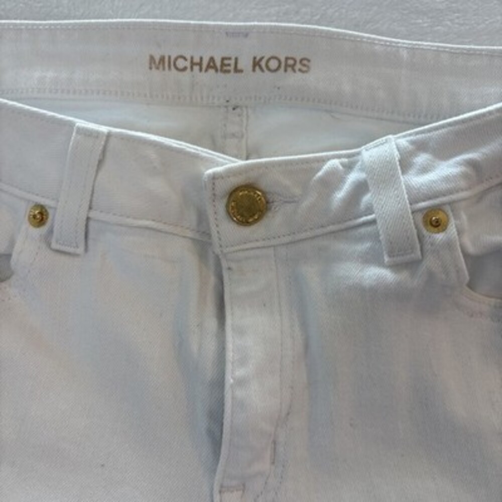 Michael Kors Collection White Ladies Jeans